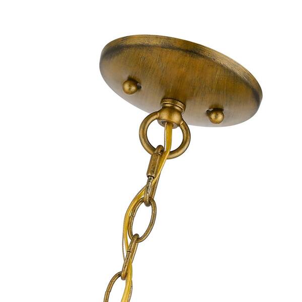 Livex Lighting Oldwick 5 Light Polished Brass Vanity Sconce