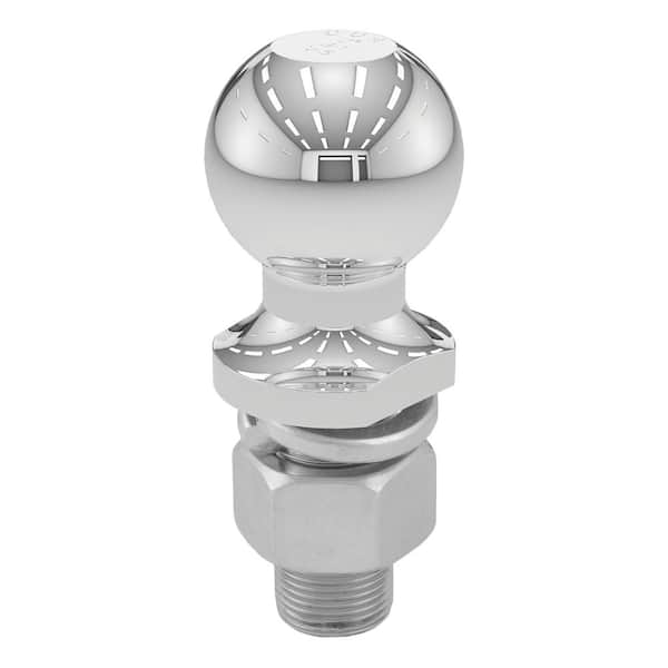 CURT 2 in. Trailer Ball (1 in. x 2-1/8 in. Shank 7,500 lbs. Chrome Packaged)
