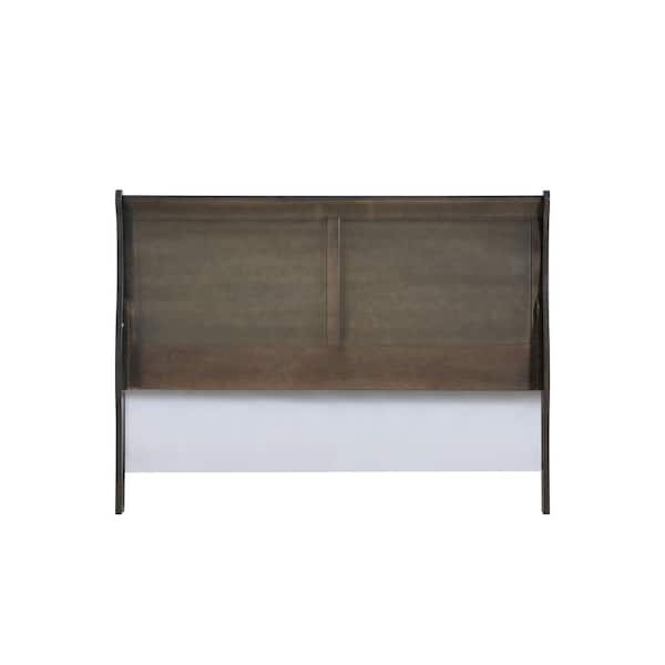 Contemporary Dark Gray Eastern King Bed by Acme Louis Philippe 26787EK –  buy online on NY Furniture Outlet