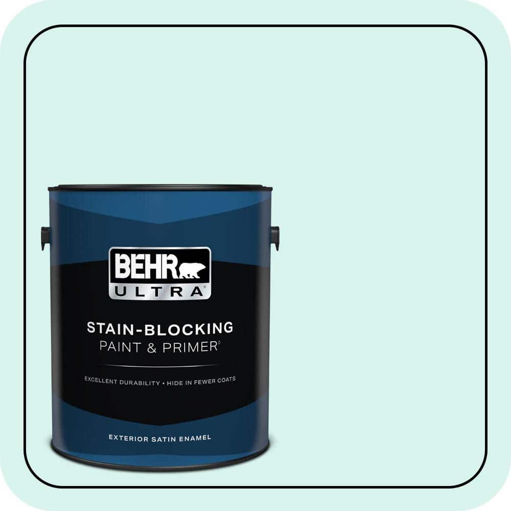 1 gal. #480A-1 Minted Ice Satin Enamel Exterior Paint & Primer price history on PriceWatchPro