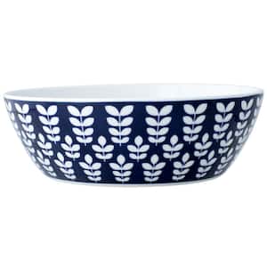 Bluefjord 10.25 in., 90 fl. oz. (Blue) Porcelain Serving Bowl