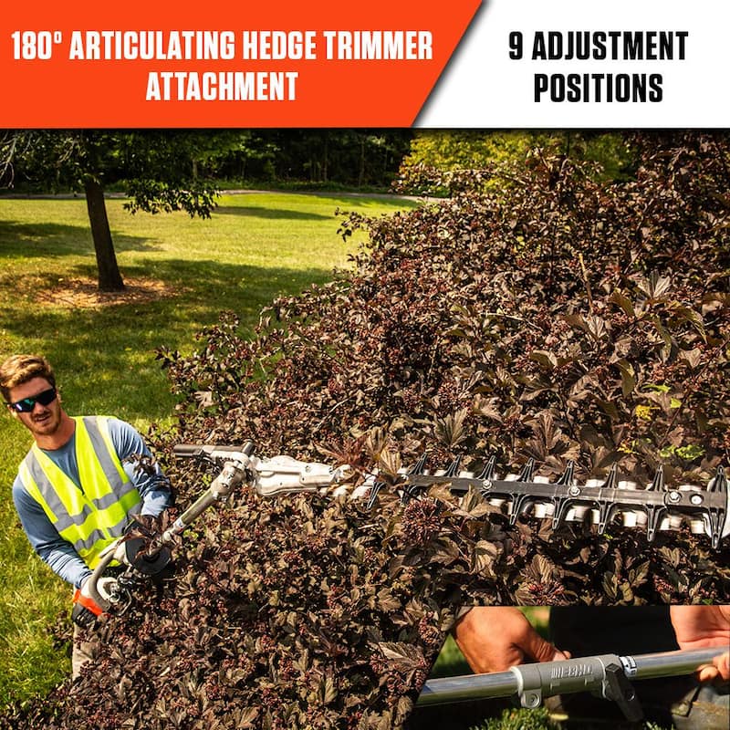 21 in. Articulating Hedge Trimmer Attachment for ECHO Pro Attachment Series Gas or Battery PAS Power Head