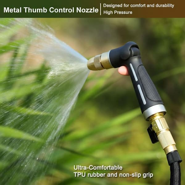 Unbranded High Pressure Jet Cordless Garden Hose Sprayer with Adjustable  Patterns, Thumb Flow Control, Metal Nozzle, 1 Piece OF133PH033