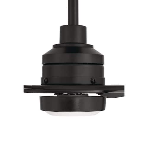 Amigo 52 in. Indoor/Outdoor Flat Black Finish Propeller Ceiling Fan with Wall Control Included for Livingroom or Patio Ceiling Fans Without Lights