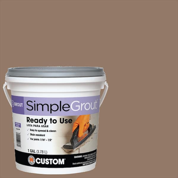 Custom Building Products SimpleGrout #105 Earth 1 gal. Pre-Mixed Grout