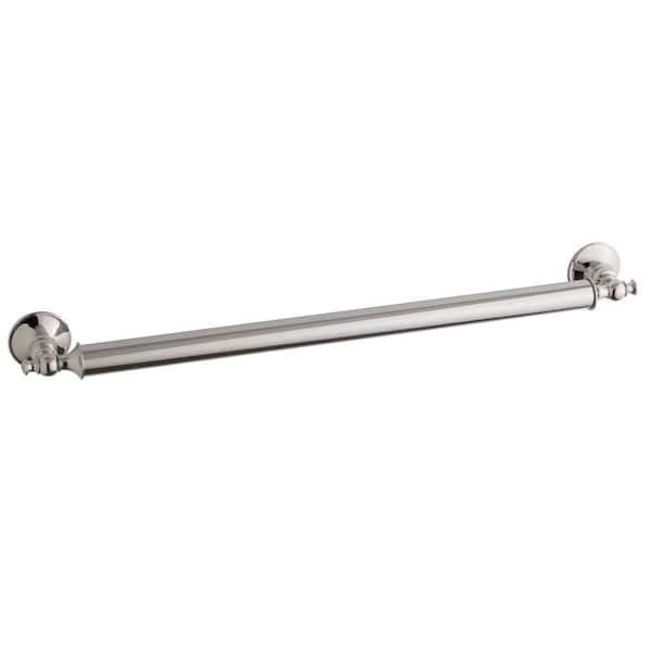 KOHLER Traditional 24 in. Concealed Screw Grab Bar in Polished ...