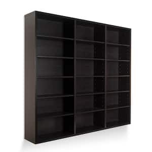 Atlantic Media Storage Modern Sturdy Plastic Case Desk Wall Mount Durable Black 