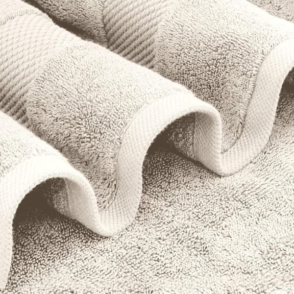 8-Piece Ivory 100% Combed Cotton Towel Set JONWK - The Home