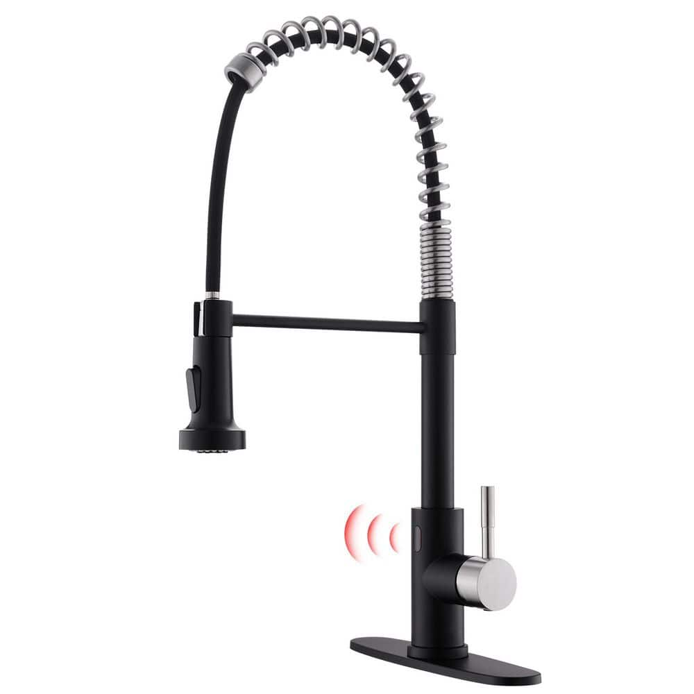 Boyel Living Single Handle Touchless Pull Down Sprayer Kitchen Faucet ...