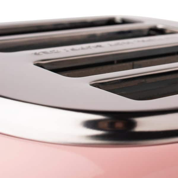 Retro Pink 4 Slice Toaster