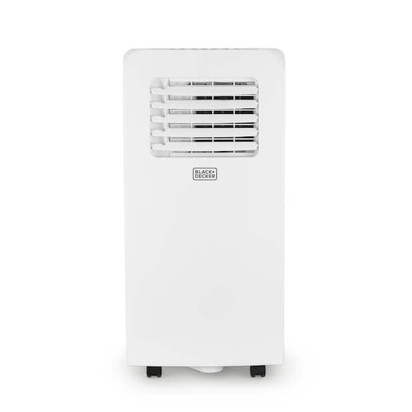 BLACK+DECKER 8,000 BTU; 5,000 BTU (SACC/CEC); 115 Volt Portable Air Conditioner With Dehumidifier and Remote, White
