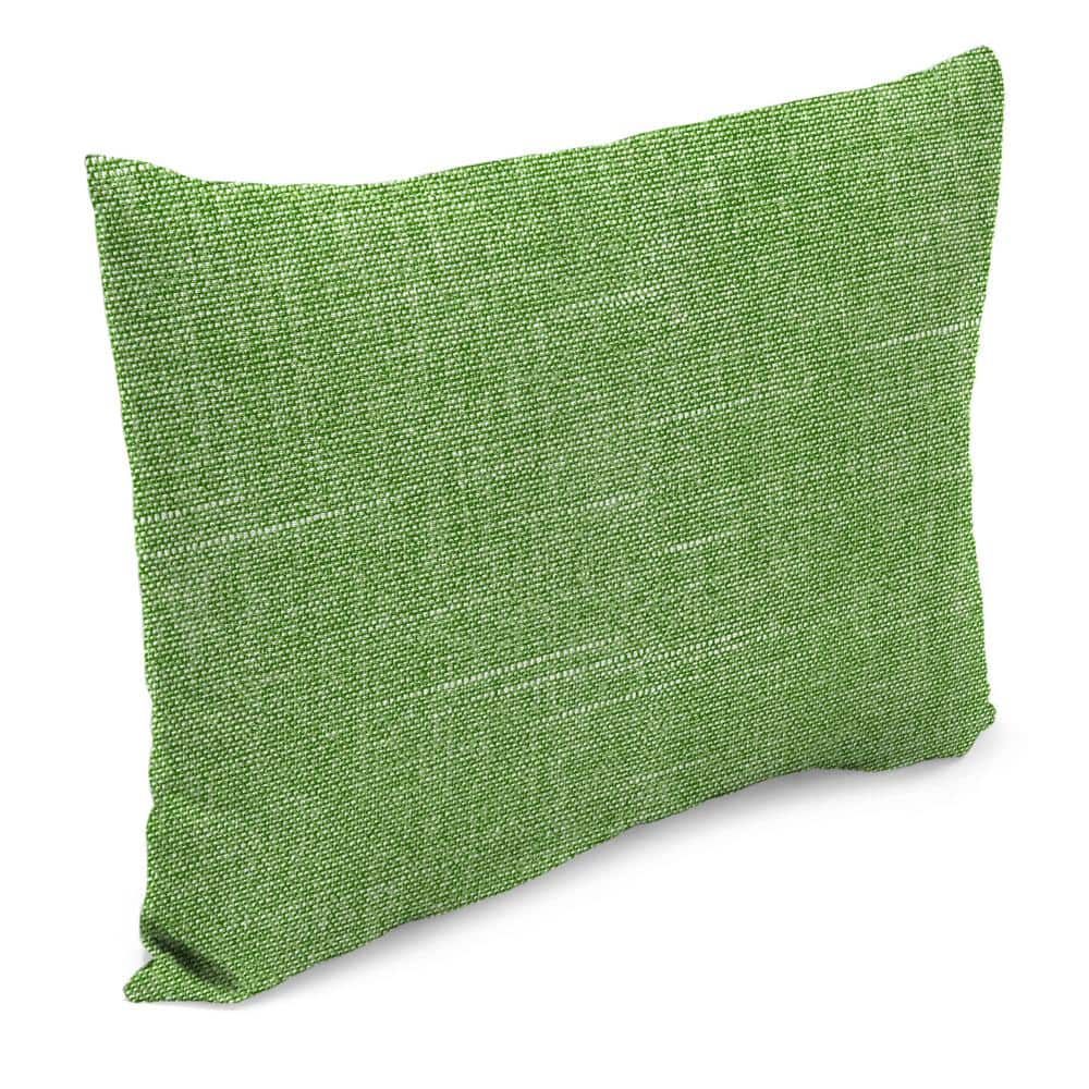 Tory Palm Green Rectangular Outdoor Lumbar Throw Pillow Set