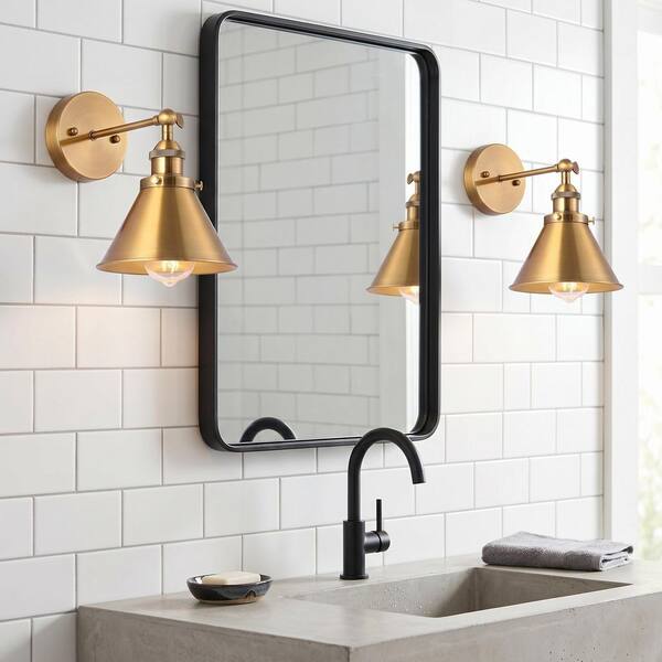 matrix decor 1-Light Golden Sconce Wall Light MDBH11809110V - The