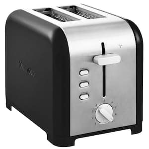 BLACK+DECKER 4-Slice Black Extra-Wide Slot Toaster with Browning Control  T4569B - The Home Depot