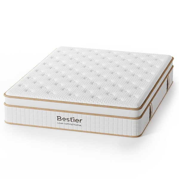 Queen Tencel Gel Memory Foam Hybrid Cooling Mattress in a Box 12 in. Mattress