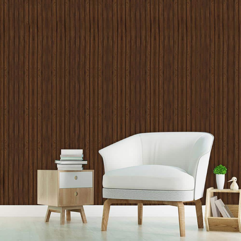Brazilian Cherry Shiplap Textured Wall Panels