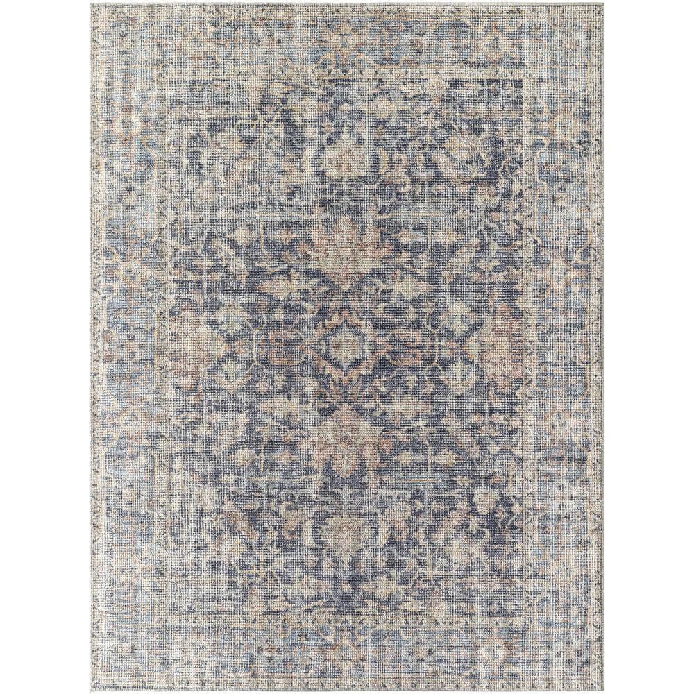 Livabliss Our PNW Home Olympic Navy Traditional 5 ft. x 7 ft. Indoor ...