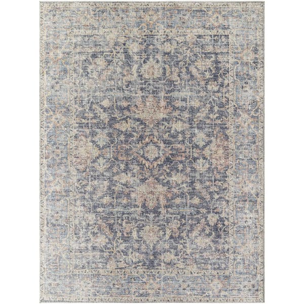 Livabliss Our PNW Home Olympic Navy Traditional 9 ft. x 12 ft. Indoor Area Rug