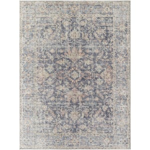 Olympic Navy Traditional 2 ft. x 4 ft. Indoor Area Rug