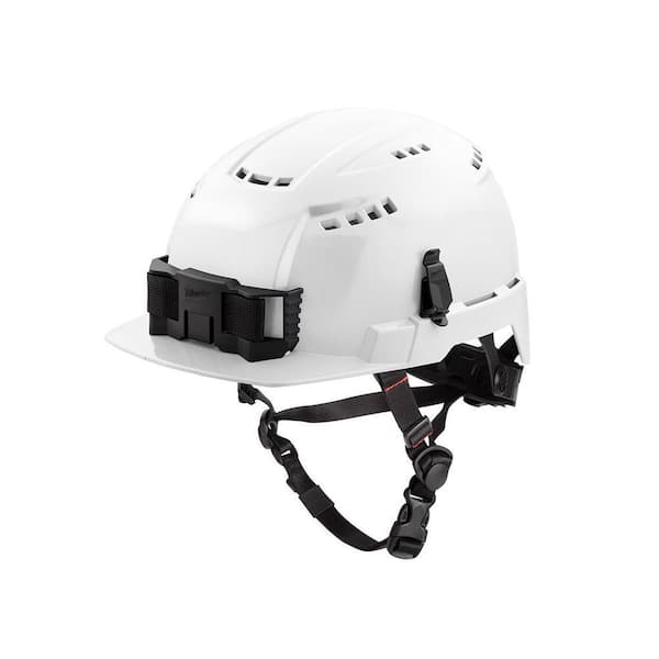 Milwaukee BOLT White Type 2 Class C Front Brim Vented Safety Helmet