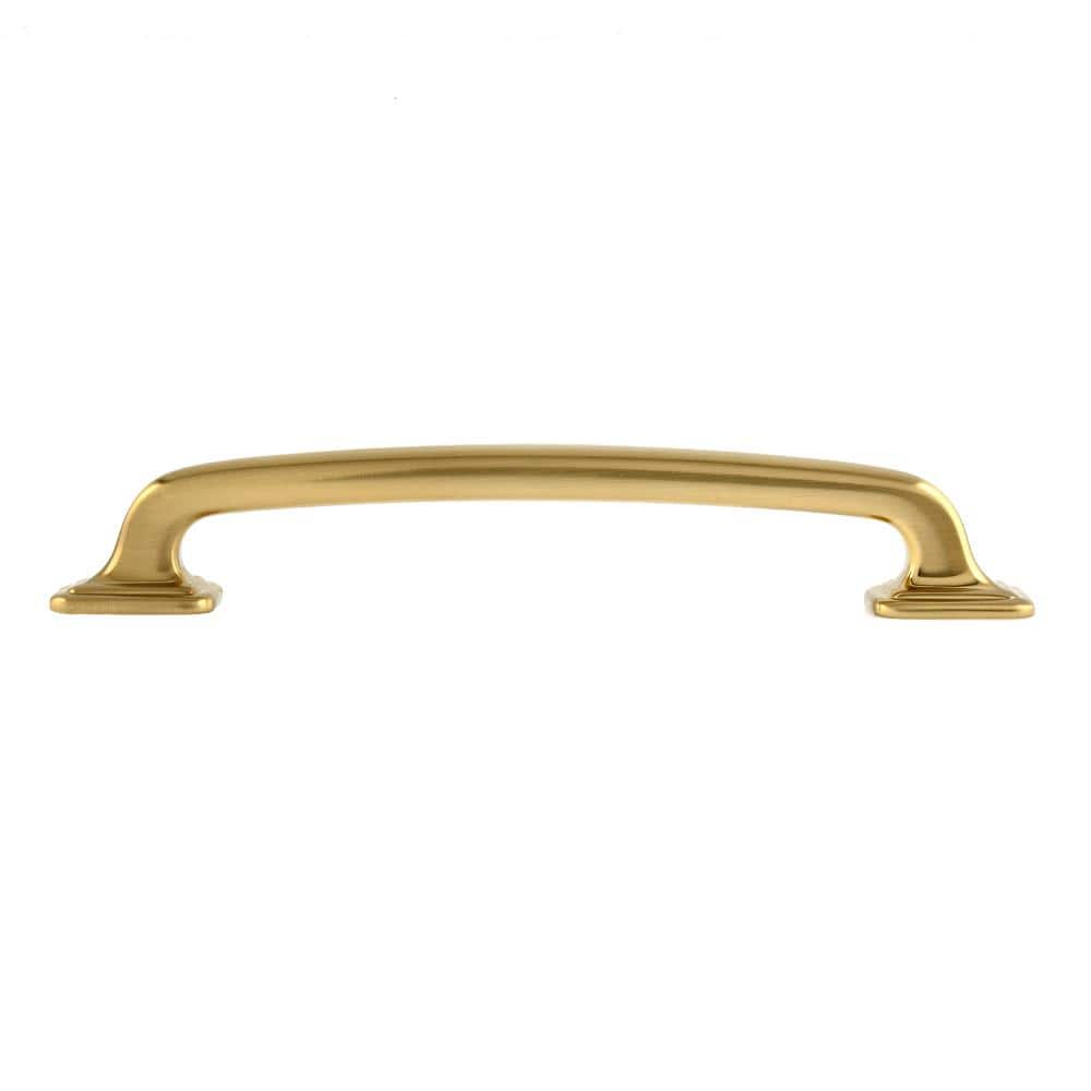 Grayson 5" Satin Brass Arch Pull with Mounting Hardware
