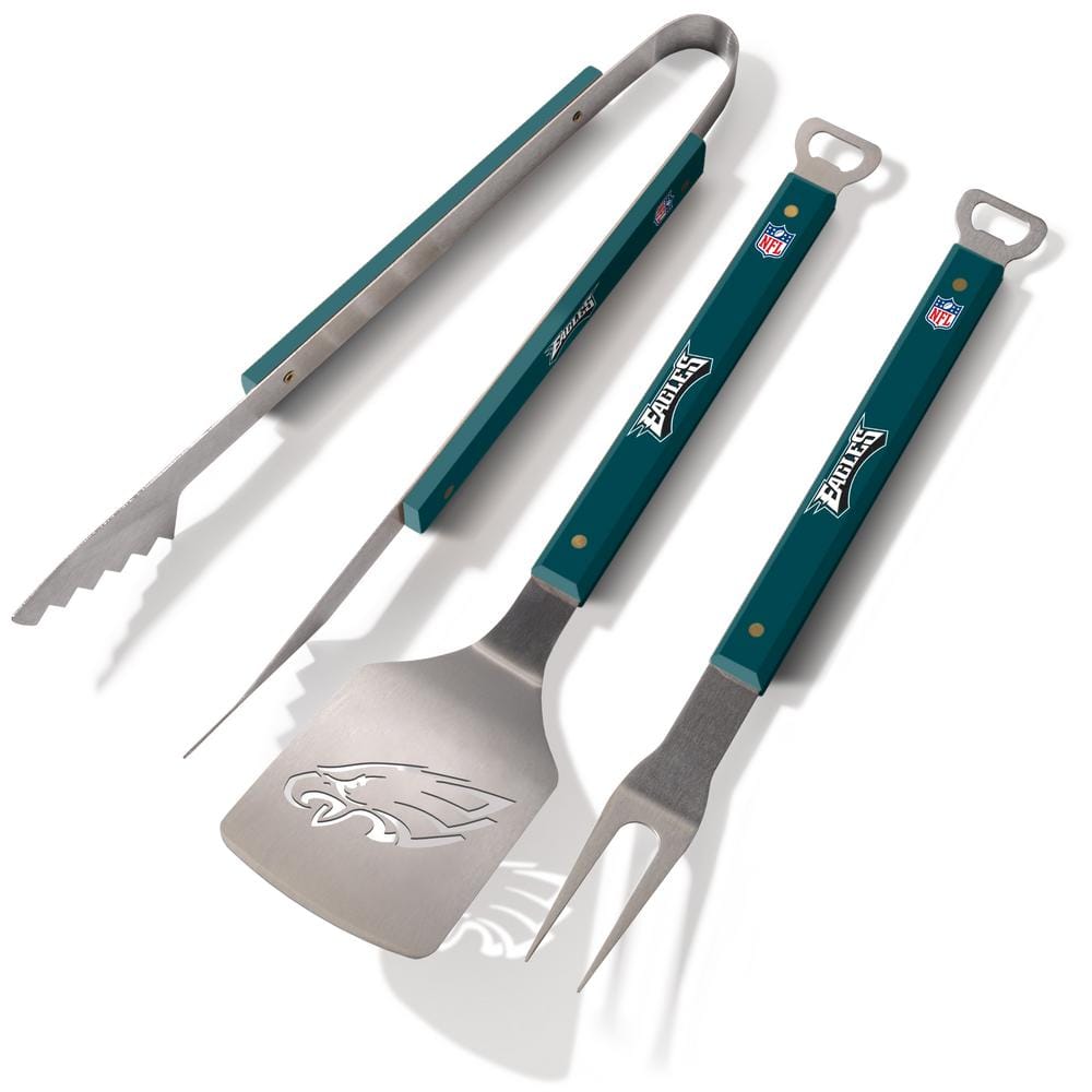 : Northwest NFL 3 Piece Team Color and Logo BBQ Grill Set:  Spatula, Tongs, and Towel, Tennessee Titans : Sports & Outdoors