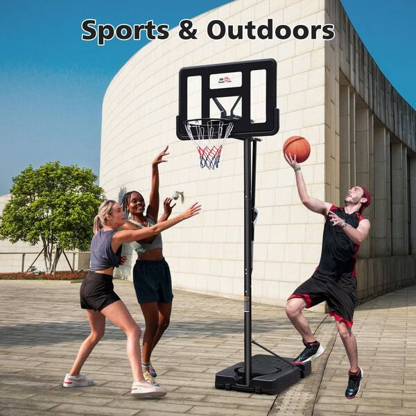 Tatayosi 44 in. Shatter Portable Basketball System with Fillable