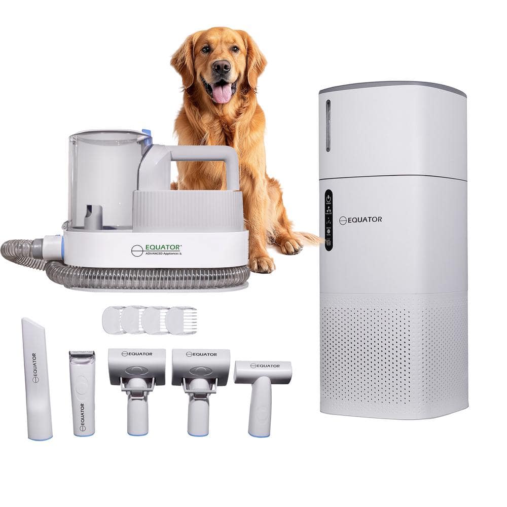 Pet Healthy Home Set Level 2 Groomer Air Purifier Humidifier 110-Volt 431sq. ft. in white price history on PriceWatchPro