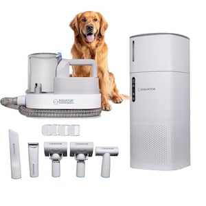 Pet Healthy Home Set Level 2 Groomer Air Purifier Humidifier 110-Volt 431sq. ft. in white