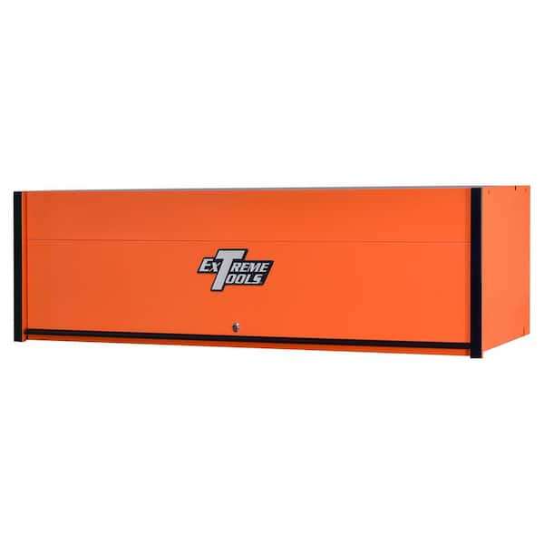 Extreme Tools RX Series 72 in. 0-Drawer Extreme Power Workstation Hutch in Orange with Black Handle