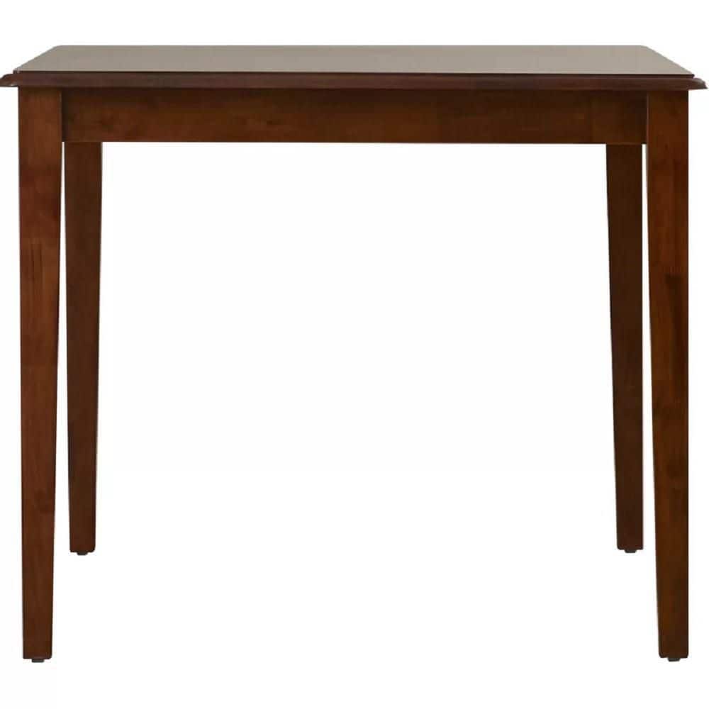 Walnut Finish Solid Hardwood Shaker Dining Set with 4 Chairs and Bench