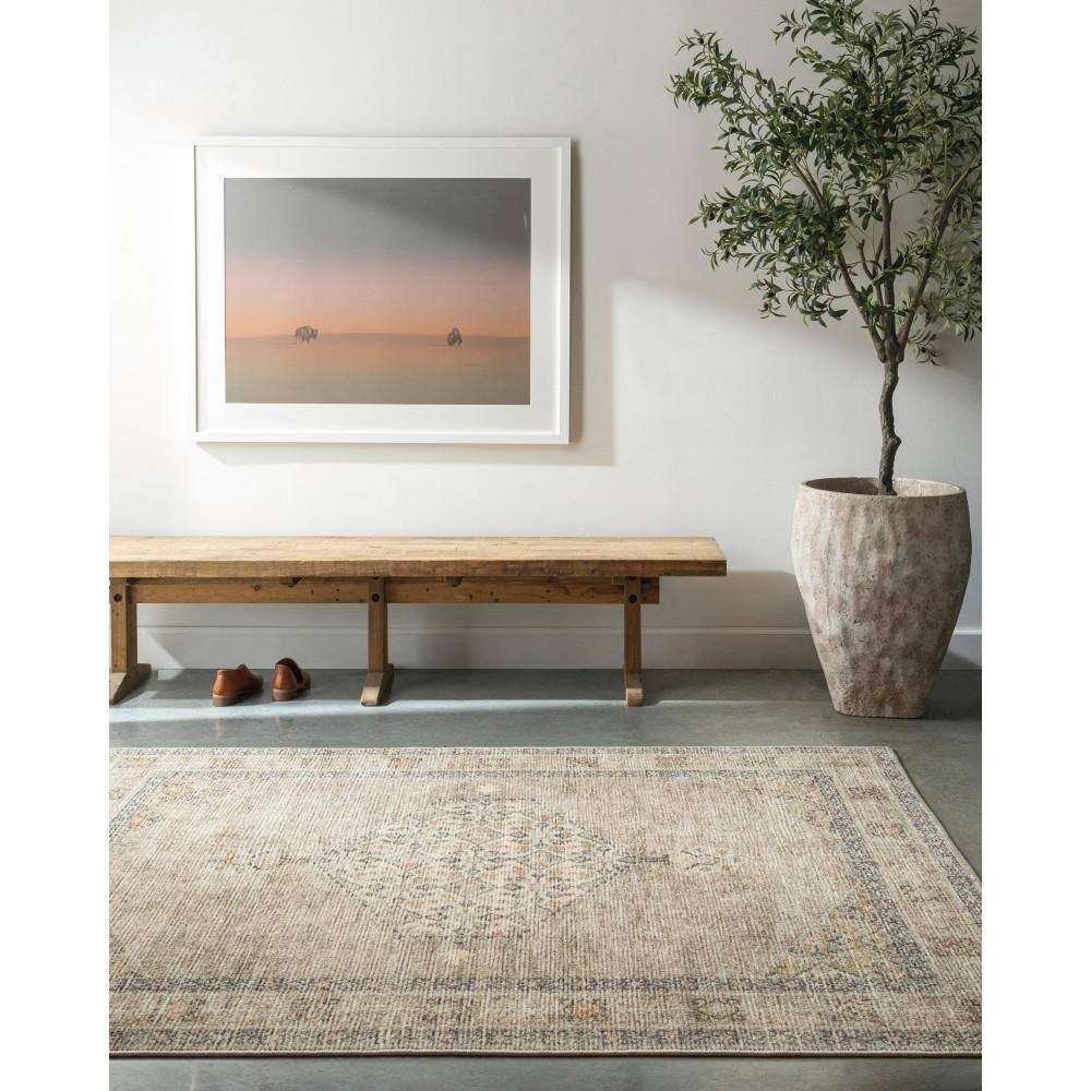 Handmade Black Medallion Synthetic 9' x 12' Rug