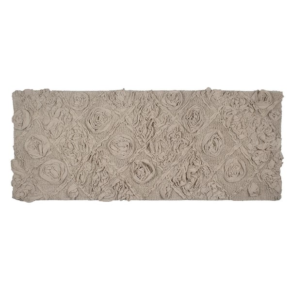 Modesto Bath Rug 100% Cotton Bath Rugs Set, 21 in. x54 in. Runner, Linen