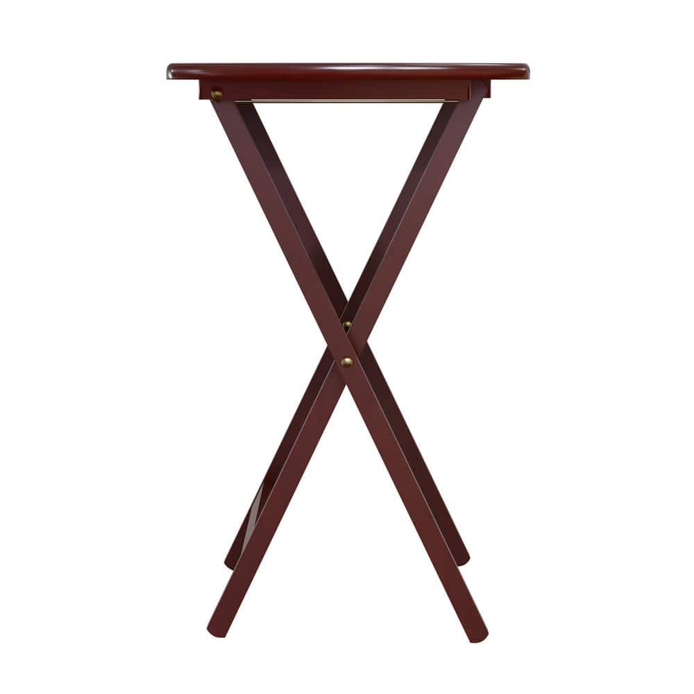 Corbett Oversize Walnut 5-piece Snack Table - thumbnail 2