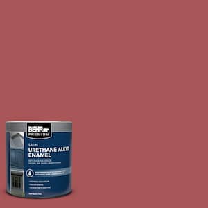 1 qt. #M150-6 Lingonberry Punch Urethane Alkyd Satin Enamel Interior/Exterior Paint