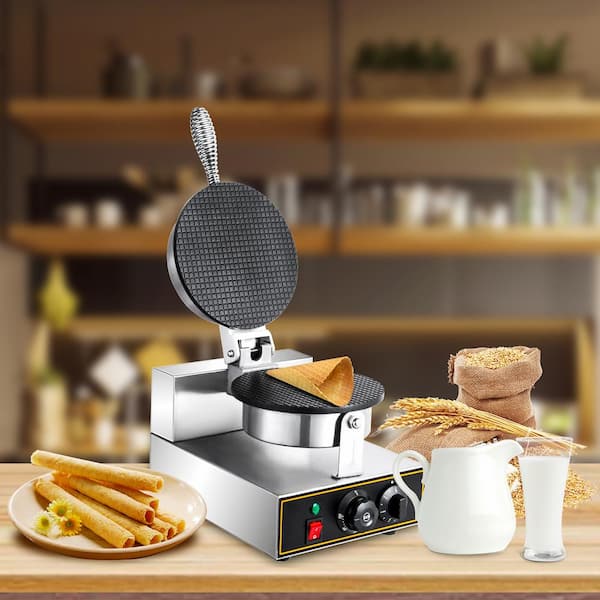 Stainless Steel Electric Egg Waffle Cake Oven Home&Commercial Cake Pastry  Maker Bake Machine 