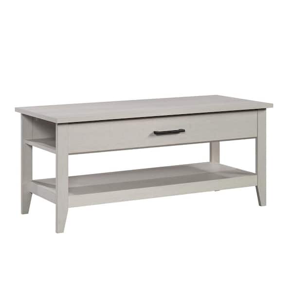 SAUDER Summit Station 43.307 in. Glacier Oak Rectangle Engineered Wood Coffee Table with Lift Top