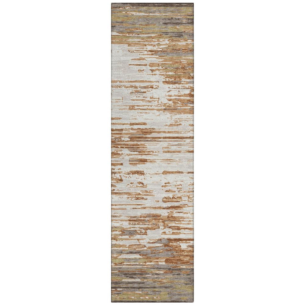 Chantille Machine Washable Indoor/Outdoor Abstract ACN2767 Copper 2 ft. x 7 ft. Runner Rug price history on PriceWatchPro