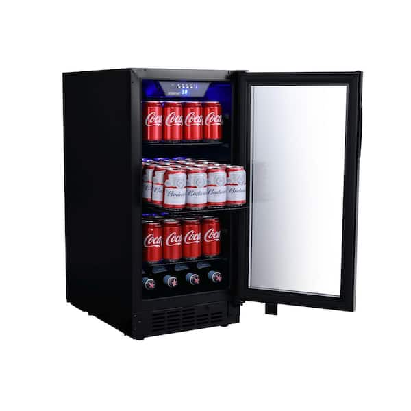 EdgeStar - 15 in. 80 (12 oz.) Can Built-In Beverage Cooler