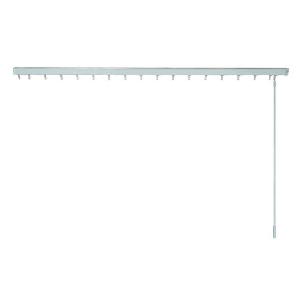 Hampton Bay White Vertical Blinds Head Rail for Sliding Doors or Windows - 77.5 in. W