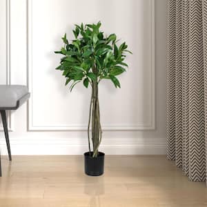 3 ft. Artificial Potted Bay Leaf Topiary