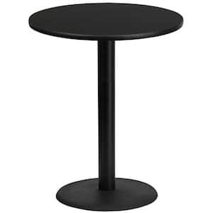 Stiles 4-Bottle Restaurant Dining Table and Bases - Bar Height Black Round Bar Height Table Base