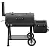 OKLAHOMA JOE'S Highland Offset Charcoal Smoker and Grill with 900 sq. in. Cooking Area in Black 24203001