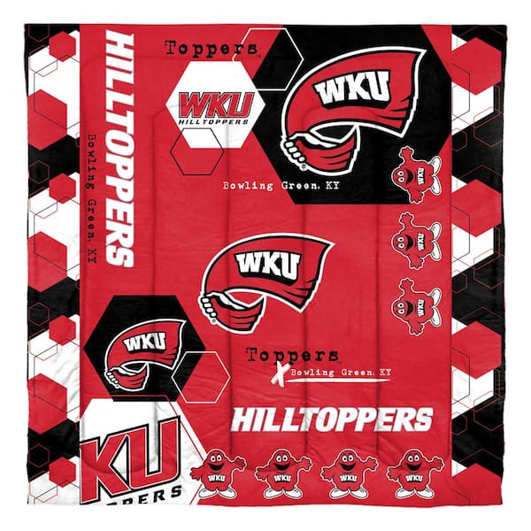 Western Kentucky Hexagon 3Piece Full/Queen Size Multi Colored