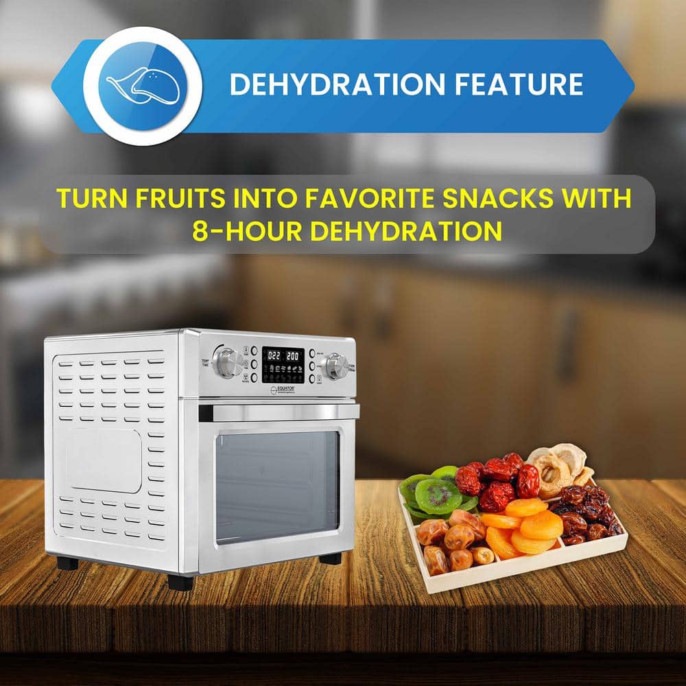 Stainless Steel 5-in-1 Electric Air Fryer and Convection Oven