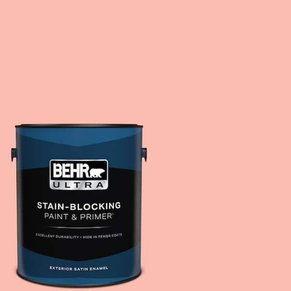 BEHR ULTRA 1 gal. #190C-3 Sweet Nectar Satin Enamel Exterior Paint & Primer