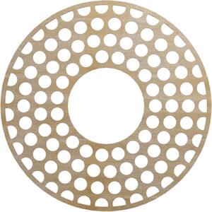 0.375 in. x 34 in. x 34 Wood Medallion Moulding