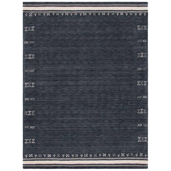 Himalaya 9 ft. x 12 ft. Charcoal Tribal HIM597H Area Rug
