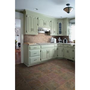 Peacock 12 in. x 24 in. Gauged Slate Floor and Wall Tile (10 sq. ft. / case)