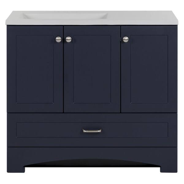 Glacier Bay Lancaster 36 in. W x 19 in. D x 33 in. H Single Sink Bath